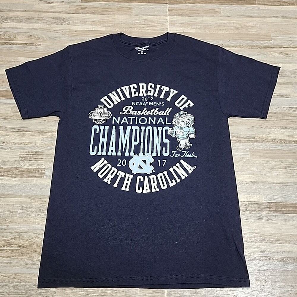 UNC Tar Heels 2017 Basketball NCAA National Champions Shirt Adult Men's Medium